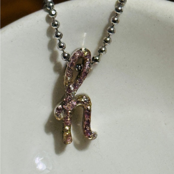 Alex Woo 18 inch h necklace with pink glitter - Picture 3 of 3